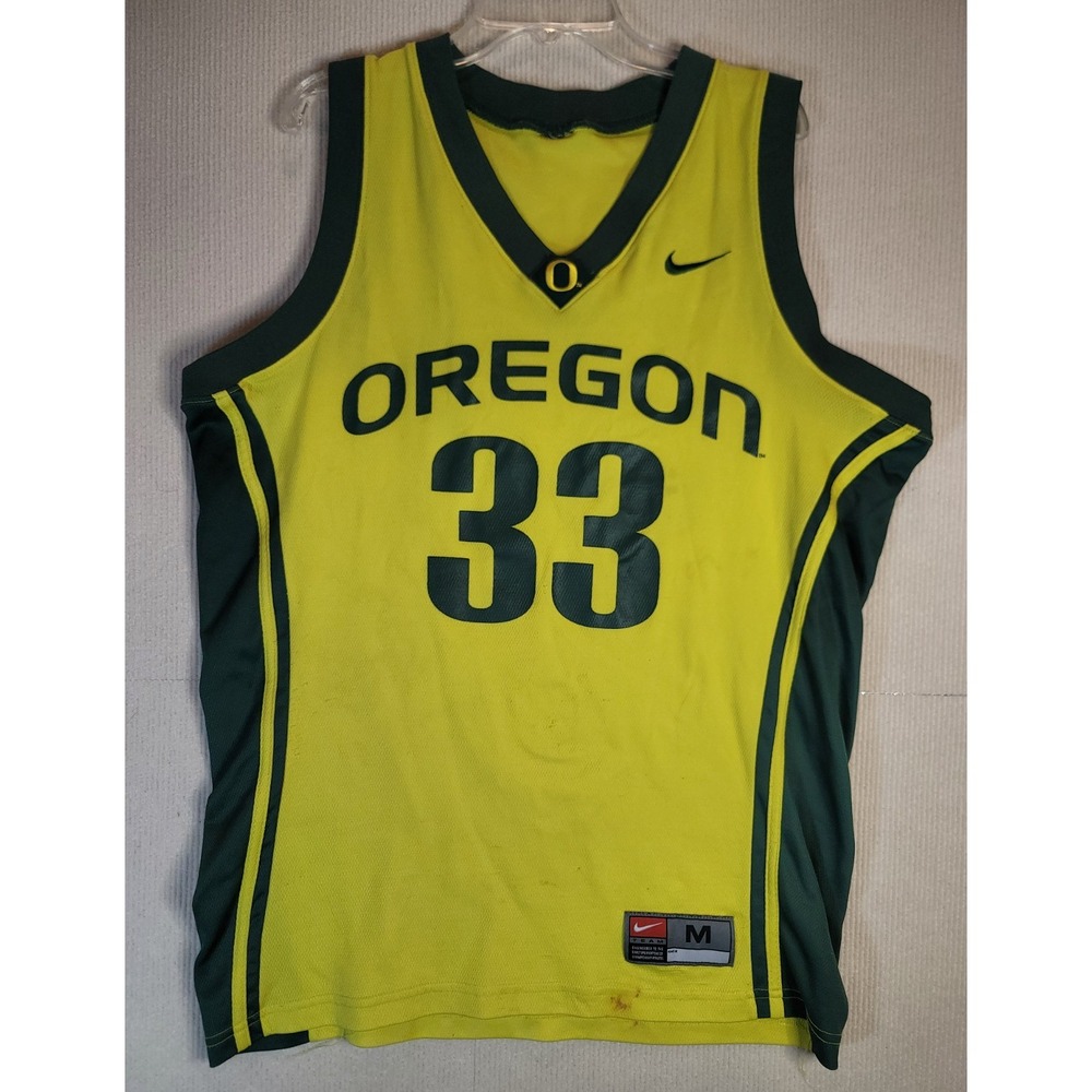 Oregon Ducks Mens Basketball Jersery Vintage #33 size Medium Nike